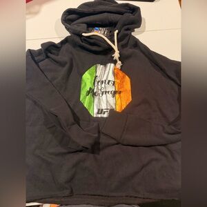connor mcgregor ufc black hoodie sz L nwt